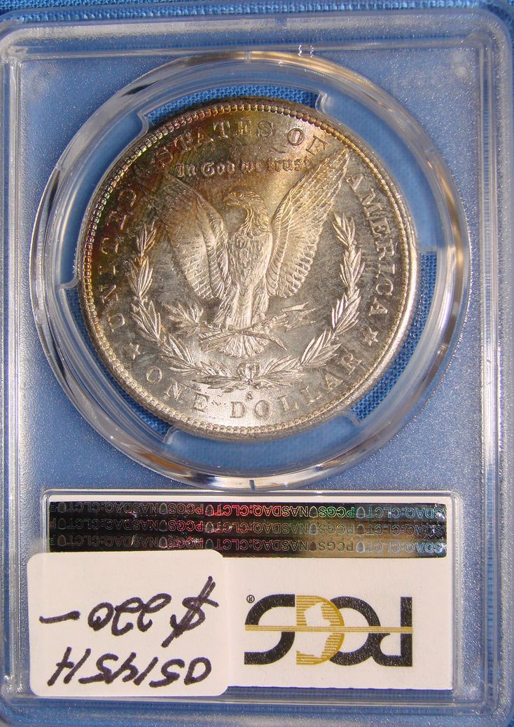 1880-S Morgan Silver Dollar Sandwich, MA 