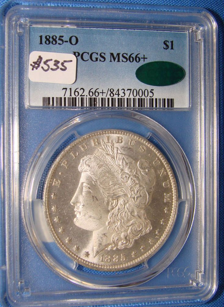 1885O Morgan Silver Dollar Sandwich, MA