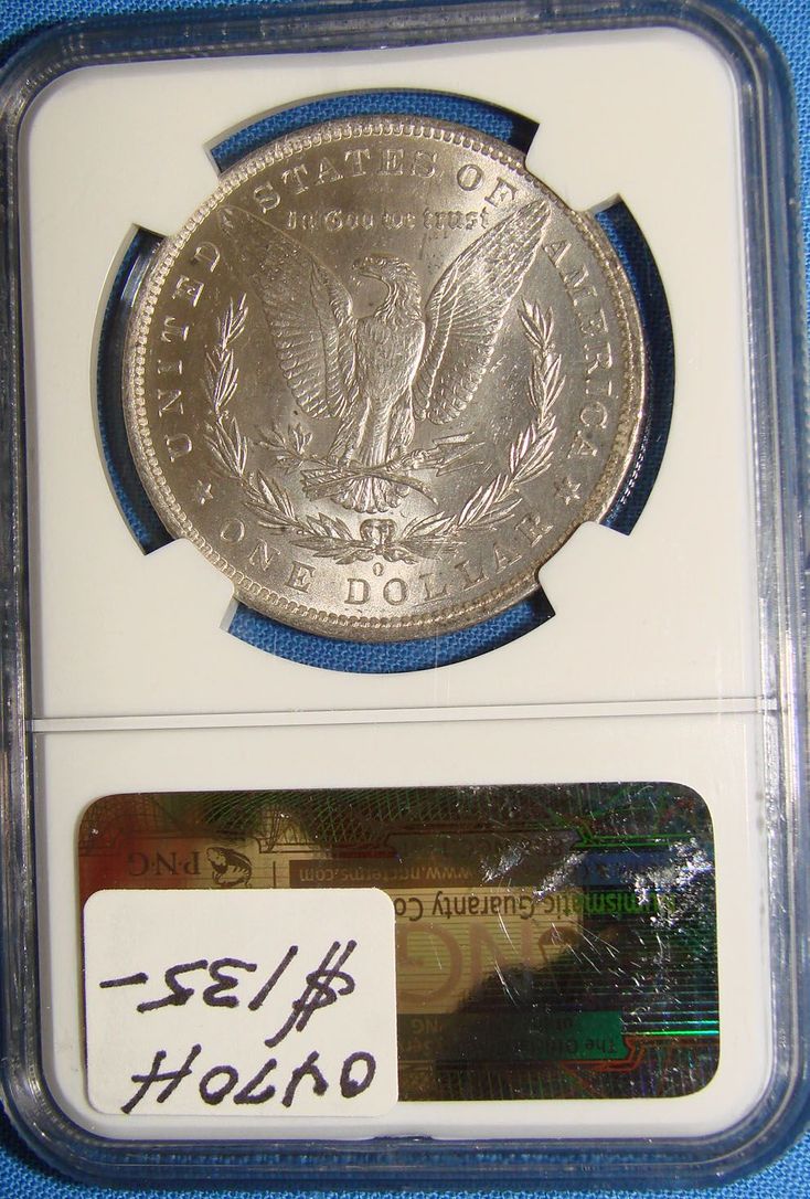 1881-O Morgan Silver Dollar Sandwich, MA