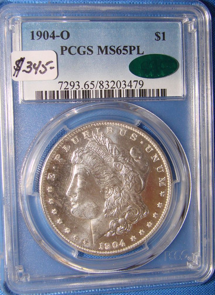 1904-O Morgan Silver Dollar Sandwich, MA