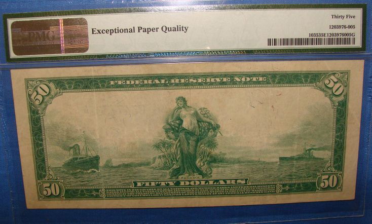 1914 $50.00 Federal Reserve Note Philadelphia