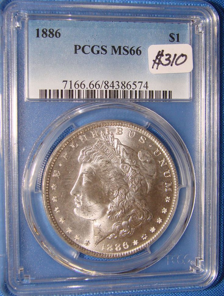 1886 Morgan Silver Dollar Sandwich, MA