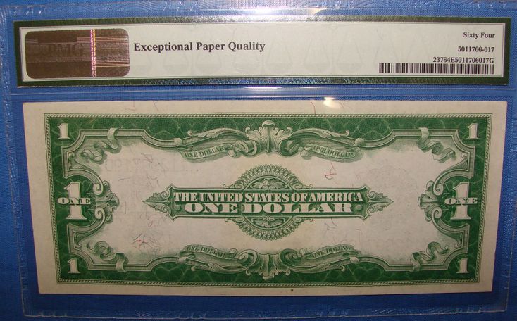 1923 $1.00 Silver Certificate Back in Sandwich, MA