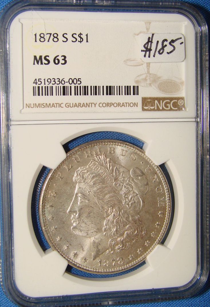 1878-S Morgan Silver Dollar