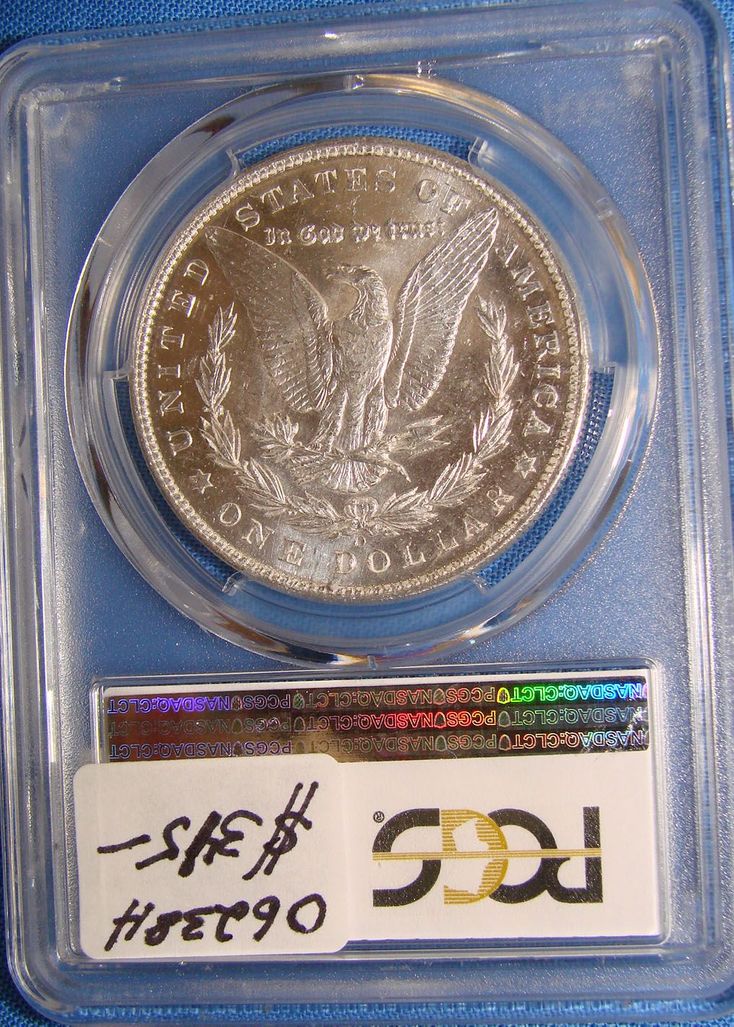 1904-O Morgan Silver Dollar Sandwich, MA